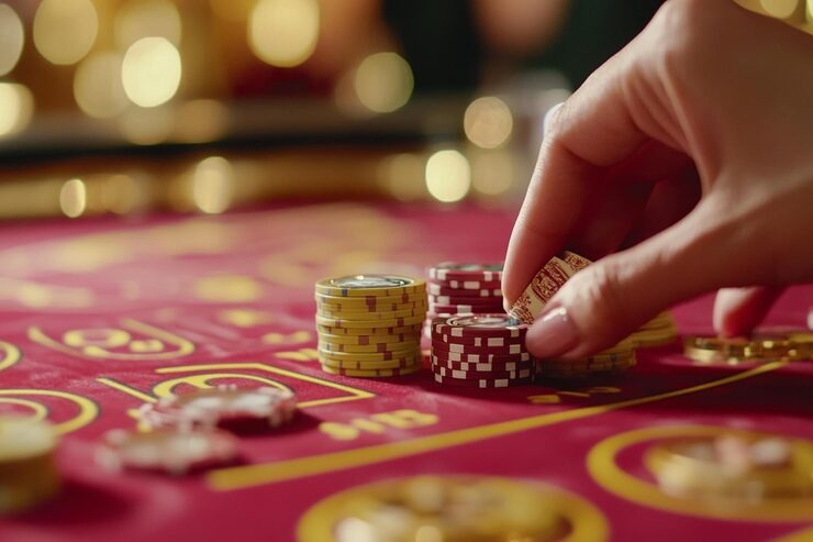 tanggo77 mobile app dual-tab interface showing badminton odds and live blackjack table