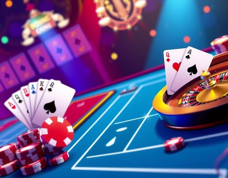 Live dealer blackjack table view